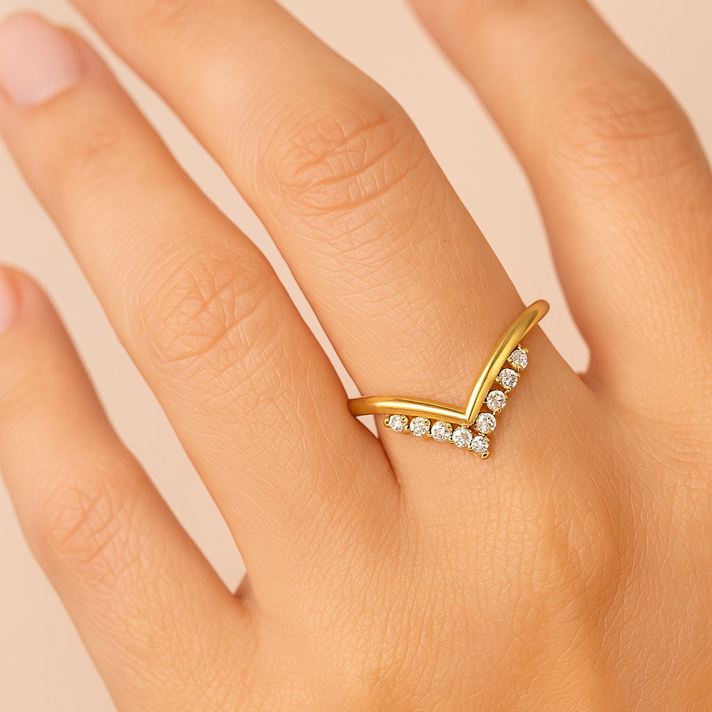 Bague Rivière Cristalline
