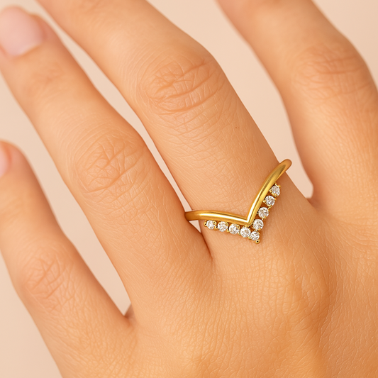 Bague Rivière Cristalline